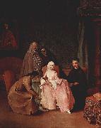 Pietro Longhi, Besuch bei einer Dame